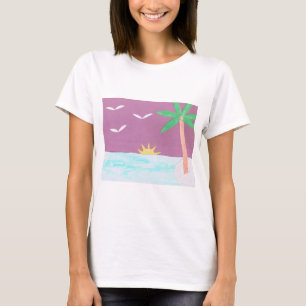 Camiseta T-shirt com uma cena da ilha