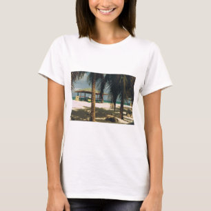 Camiseta T-shirt com uma cena insular