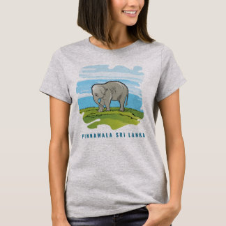 Camiseta T-Shirt com uma ilustração de elefante bebê.