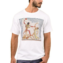 T-shirt com uma ilustração egípcia