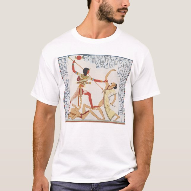 Camiseta T-shirt com uma ilustração egípcia (Frente)