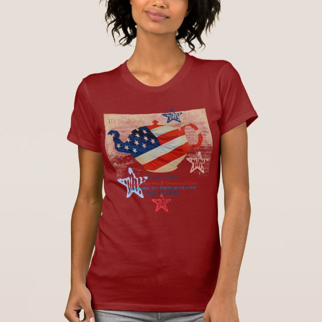 Camiseta T-shirt comemorativo de TeaParty (Frente)