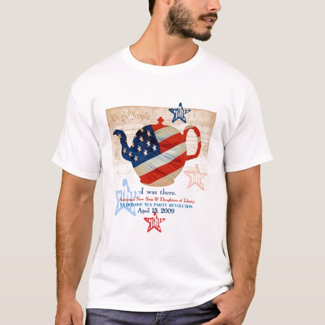 Camiseta T-shirt comemorativo de TeaParty (Frente)