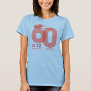 Camiseta T-shirt comemorativo do jubileu de diamante