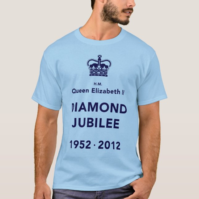 Camiseta T-shirt comemorativo do jubileu de diamante (Frente)