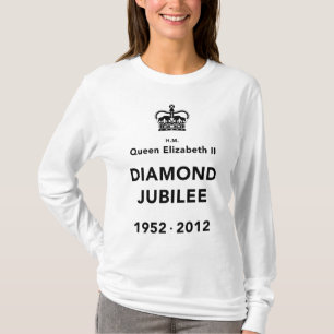 Camiseta T-shirt comemorativo do jubileu de diamante
