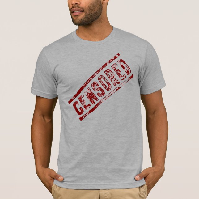 Camiseta T-shirt cómico censurado (Frente)