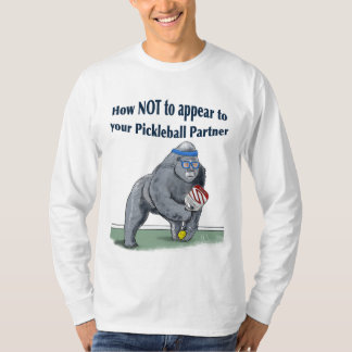 Camiseta T-Shirt como não aparecer na sua bola de picleball