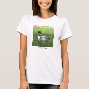 Camiseta T-shirt comum do mergulhão-do-norte