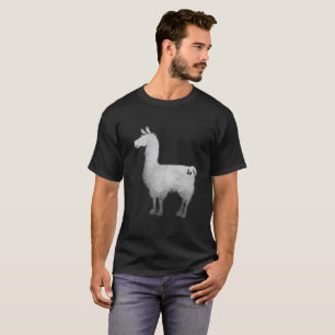 Camiseta T-shirt concreto do lama