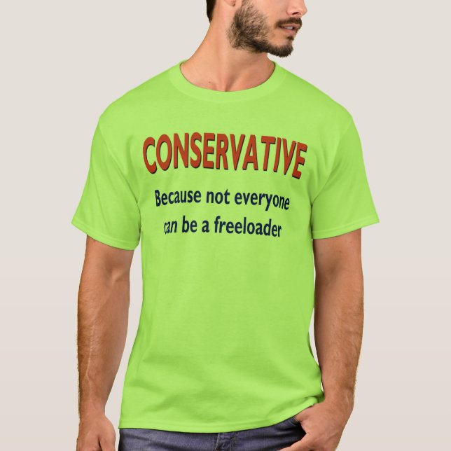 Camiseta T-shirt conservador (Frente)