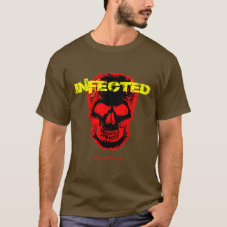 Camiseta T-shirt contaminado do zombi