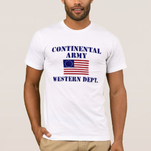 Camiseta T-shirt continental do exército da guerra