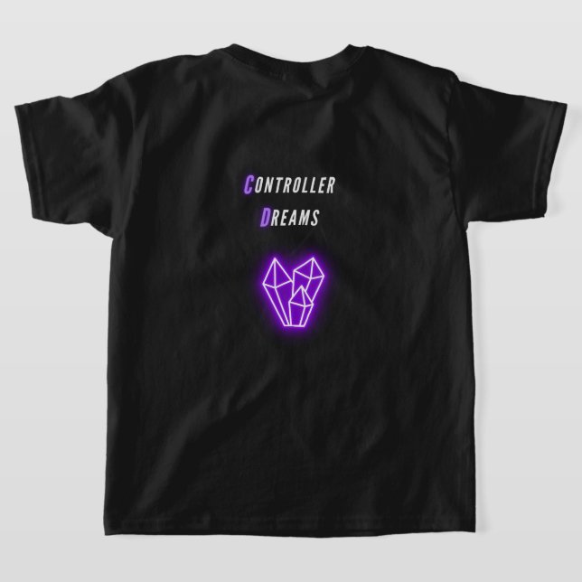 Camiseta T-Shirt Controller Dreams (Postura das costas)