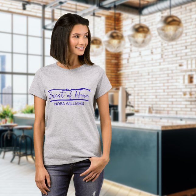 Camiseta T-Shirt Convidado Personalizado (Criador carregado)