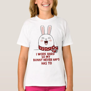 Camiseta T-Shirt Cony Bunny Sonolento - Cozy Minimalista Ra