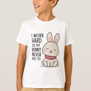 Camiseta T-Shirt Cony Bunny Sonolento - Cozy Minimalista Ra