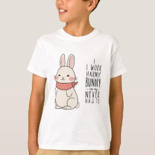Camiseta T-Shirt Cony Bunny Sonolento - Cozy Minimalista Ra
