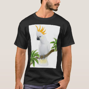 Camiseta T-shirt cor de limão da obscuridade do Cockatoo