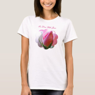 Camiseta T-shirt cor-de-rosa