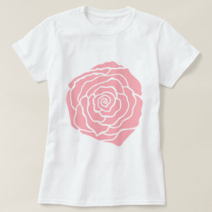 Camiseta T-shirt cor-de-rosa