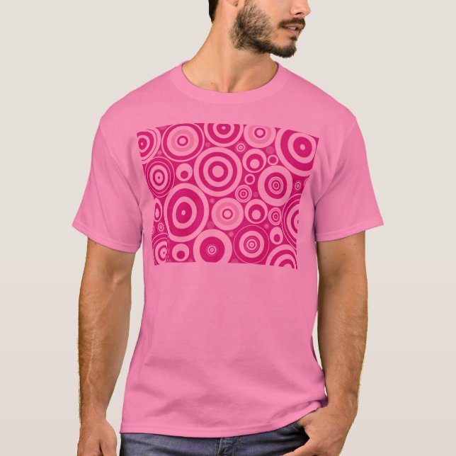 Camiseta T-shirt cor-de-rosa da hipnose (Frente)