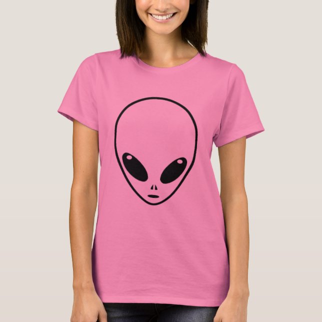 Camiseta T-Shirt Corante Alienígena Bonito (Frente)