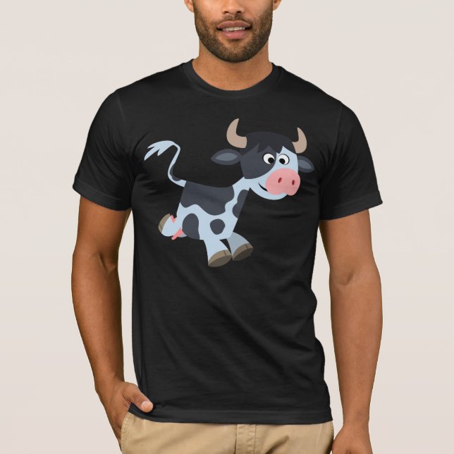 Camiseta T-Shirt Corrida de Bicho de Caricatura (Frente)