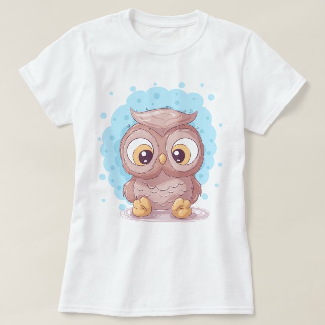 Camiseta T-Shirt Coruja (Frente do Design)