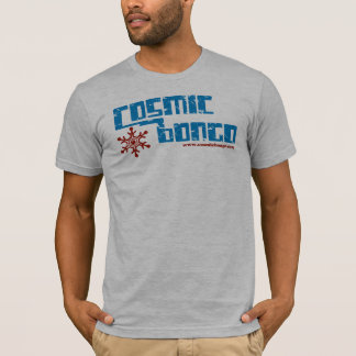 Camiseta t-shirt cósmico do floco da neve dos bongos