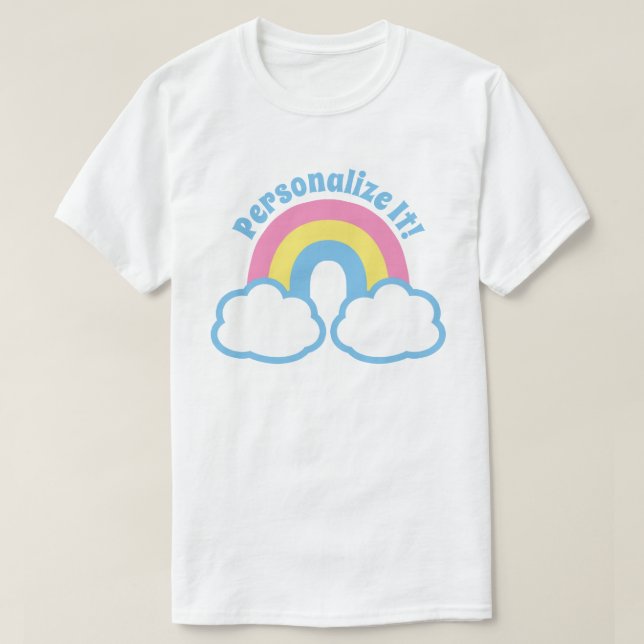 Camiseta T-Shirt Cotro-Arco-Íris Cuto (Frente do Design)
