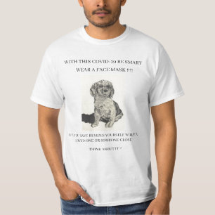 Camiseta T-Shirt : COVID-19 SALVE SUA VIDA E OUTROS