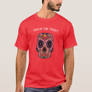 Camiseta T-Shirt Crânio De Coração Sagrado