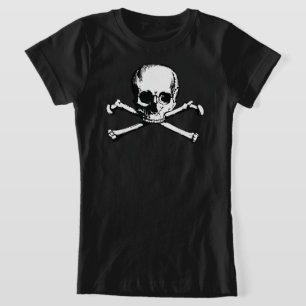 Camiseta T-Shirt Crânio E Crossbones