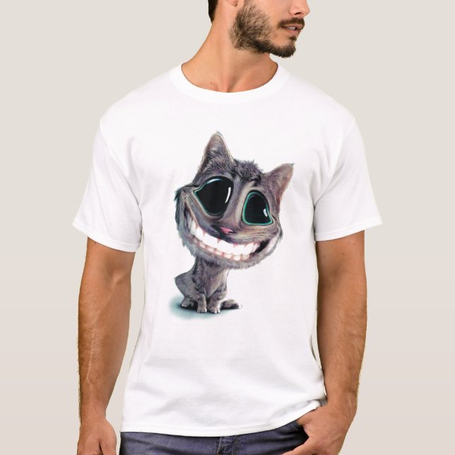 Camiseta T-Shirt Crazy Cat (Frente)