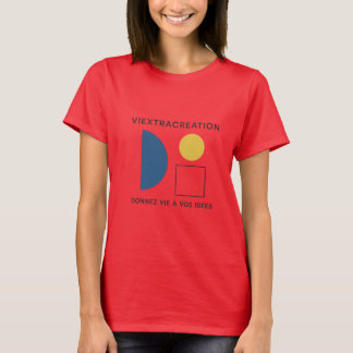 Camiseta T-shirt créatif et inspirant “Donnez vie à vos idé