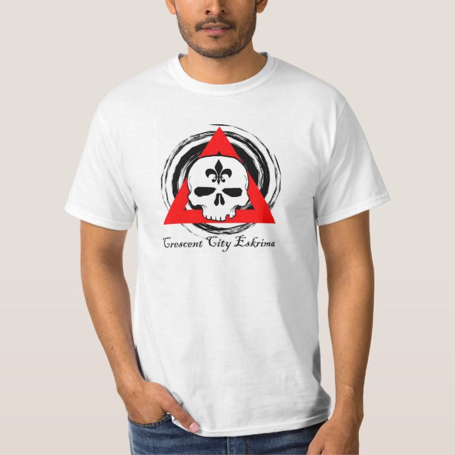 Camiseta T-shirt crescente de Eskrima da cidade (Frente)