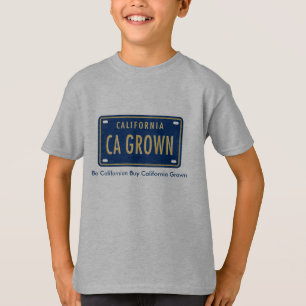 Camiseta T-shirt crescido Califórnia da juventude do