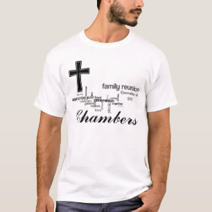 Camiseta T-shirt cristão da reunião de família