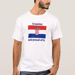 Camiseta t-shirt croata orgulhoso