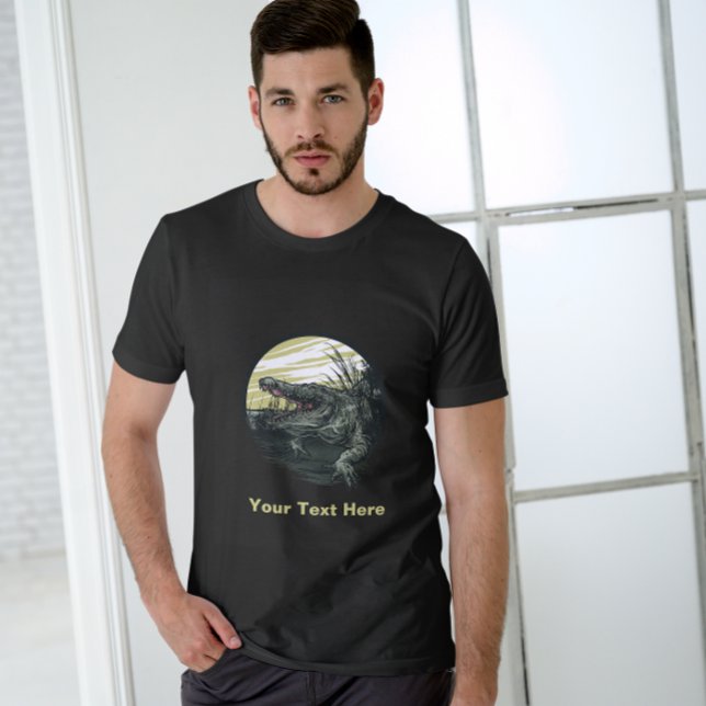 Camiseta T-Shirt Crocodilo Perigoso (Criador carregado)