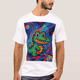Camiseta T-Shirt Crocodilo Verde