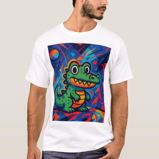 Camiseta T-Shirt Crocodilo Verde