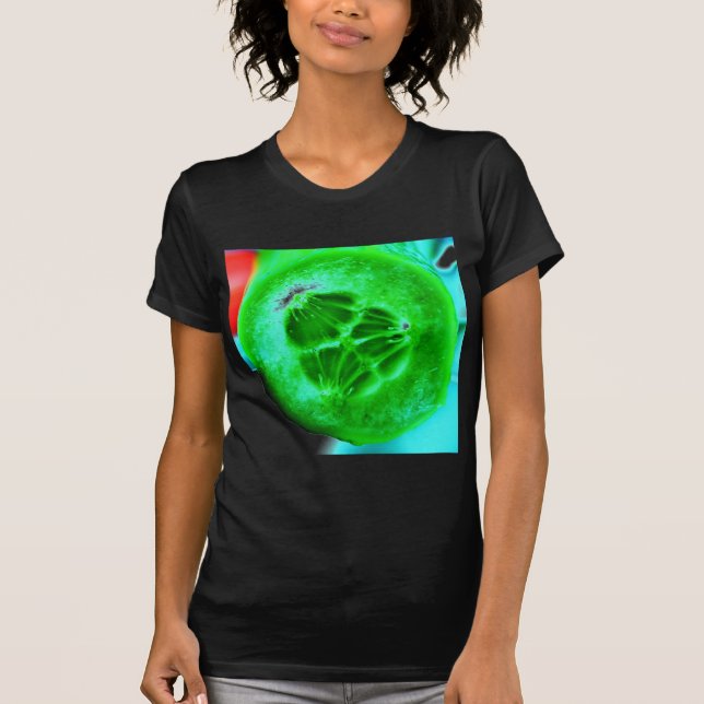 Camiseta T-shirt cru da comida (Frente)