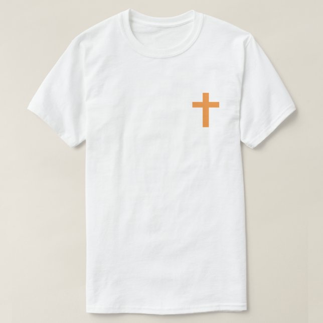 Camiseta T-Shirt Cruz Laranja (Frente do Design)
