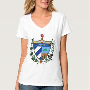 Camiseta T-shirt cubano da brasão