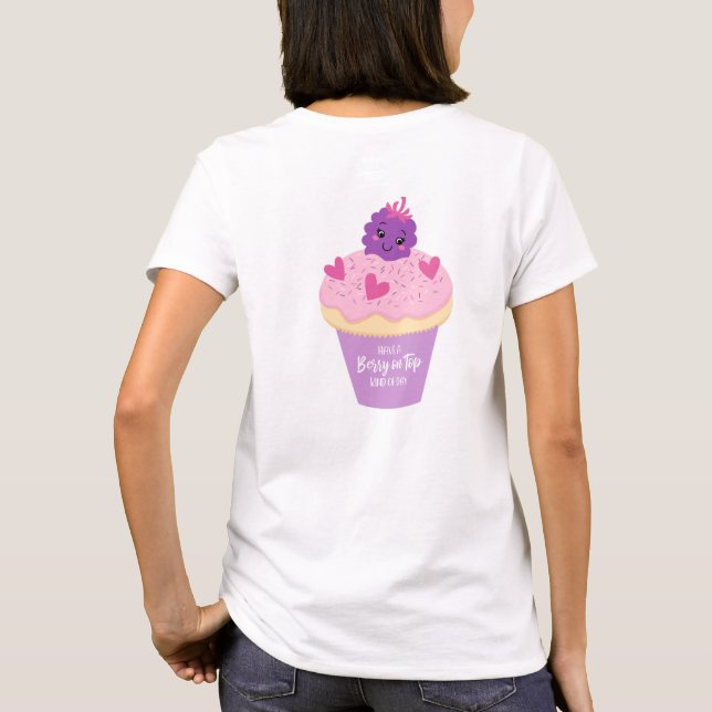 Camiseta T-Shirt Cupcake Bonito (Verso)