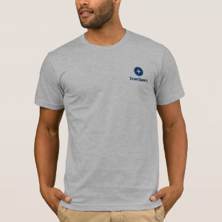 Camiseta T-shirt curto cinzento da Capa dos homens com
