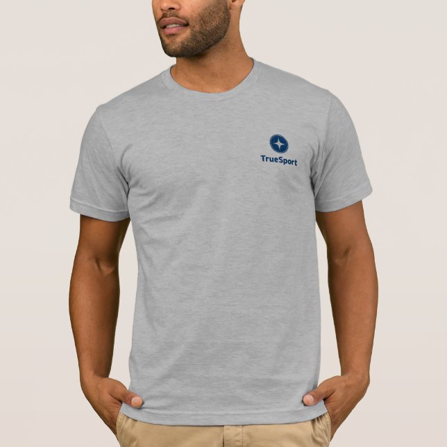 Camiseta T-shirt curto cinzento da Capa dos homens com (Frente)