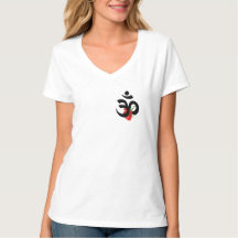 t-shirt curto da luva com budhism do siymbolof